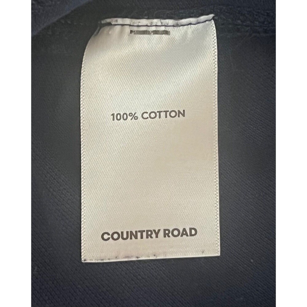 Country Road Boy’s Organically Grown Cotton Polo Short Sleeve Shirt Navy Size 10 - Picture 8 of 8
